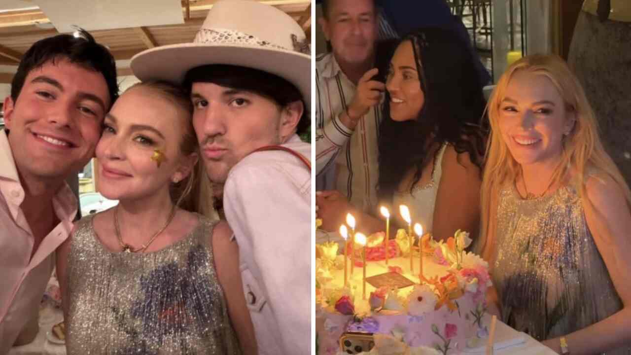 Lindsay Lohan comemora 40 anos com festa intimista nos Hamptons