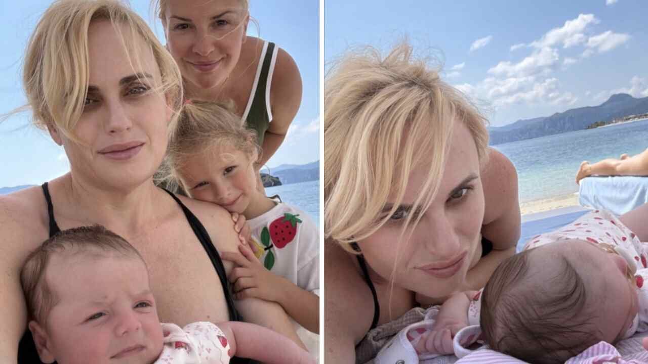 Rebel Wilson reúne esposa e filhas em foto inédita durante dia de praia