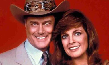 Linda Gray e Larry Hagman em Dallas - reprodução divulgação