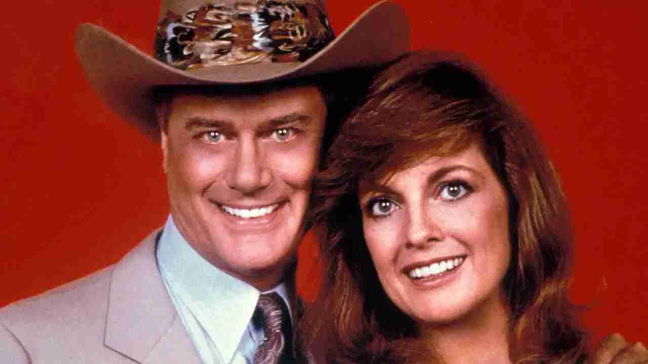 Linda Gray e Larry Hagman em Dallas - reprodução divulgação