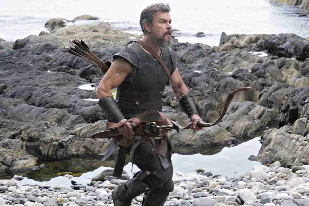 Matt Damon em The Odyssey - reprodução divulgação