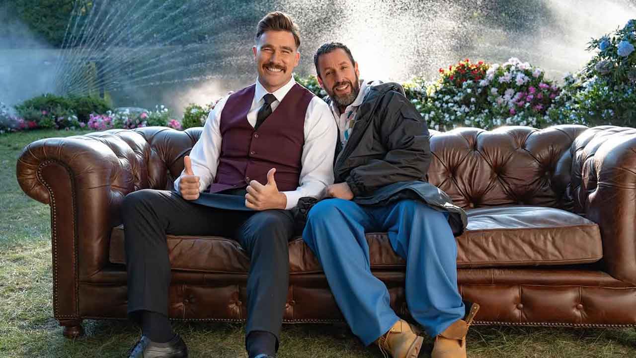 Travis Kelce et Adam Sandler ont travaillé ensemble dans Happy Gilmore 2. Photo : Instagram @killatrav
