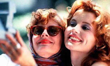 Susan Sarandon e Geena Davis em Thelma & Louise - reprodução divulgação